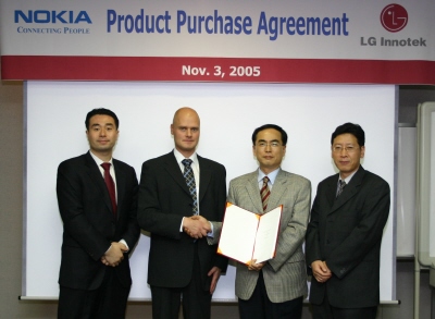 LG이노텍, Nokia와 구매 계약 체결 사진